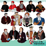 Reformation Clip Art Set / Faces of the Reformation