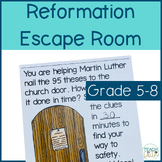 Reformation Day Activities Escape Room Bible Lesson