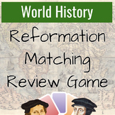 Reformation Matching Review Game