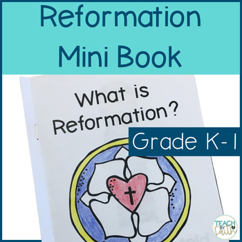 Preview of Martin Luther and the Reformation Day Activities Bible Lesson Mini Book