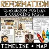 Reformation Posters Timelines Maps Coloring Pages - Protes
