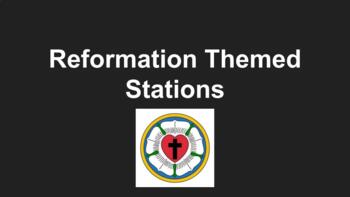 Preview of Reformation Themed Stations