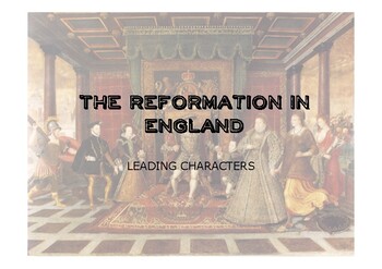 Preview of Reformation of the Church - Henry VIII