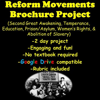 Preview of Reform Movements Project