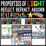 Reflection & Refraction of Light Boom Cards Labs Propertie