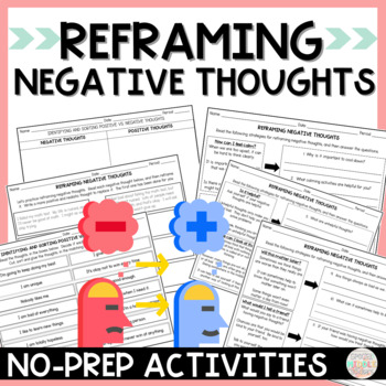Reframe Negative Thoughts Worksheets
