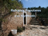 Refranes populares españoles