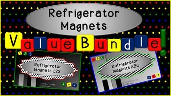 Preview of Refrigerator Magnets Value Bundle: Tools for Interactive Whiteboard Lessons