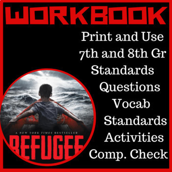 Preview of Refugee Alan Gratz CCSS DIGITAL and Print Student Workbook