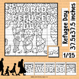Refugee Bulletin Board Pop Art Coloring Pages Activities C