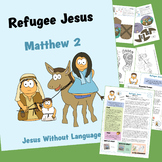 Refugee Jesus / Flight to Egypt. Kidmin lesson & Bible crafts