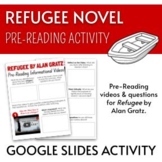 Refugee Novel - Pre-Reading Activity