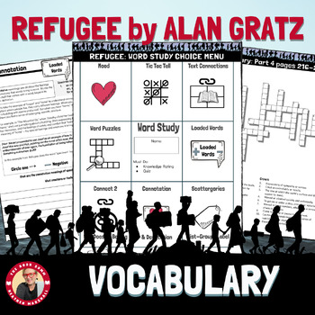 Preview of Refugee: Vocabulary Lessons for A Novel Study Refugee by Alan Gratz