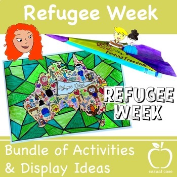 Preview of Refugee Week Activities and Refugee Week Poster Display Ideas Bundle