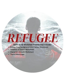 Preview of Refugee Worksheet Freebies