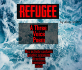 Refugee by Alan Gratz - 3 Voice Poem- Poetry Culminating A