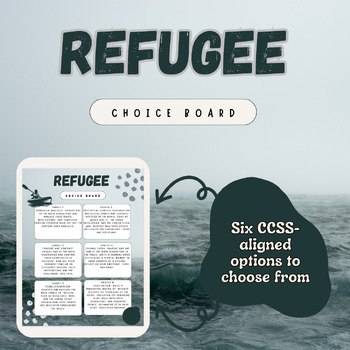 Preview of Refugee by Alan Gratz Choice Board