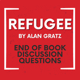 Refugee by Alan Gratz End of Book Discussion Questions and Lesson