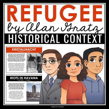 Preview of Refugee by Alan Gratz Historical Context Notes for the Novel by Chapter