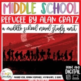 Refugee by Alan Gratz Novel Study Reading Unit | Digital P