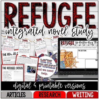 Preview of Refugee by Alan Gratz Novel Study Unit Bundle