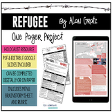 Refugee by Alan Gratz ONE PAGER - DIGITAL & PRINT
