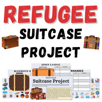 Preview of Refugee by Alan Gratz | Suitcase Project | NO PREP | Print or Digital