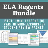 Regents Exam in English Mini-Lessons and Review packet bundle