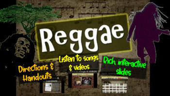 Preview of Reggae: A comprehensive & engaging Music History PPT (links, handouts & more)