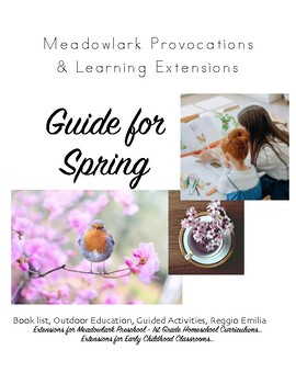 Preview of Reggio Emilia Spring Extensions & Curriculum Guide