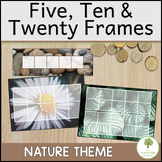 Reggio Inspired Blank Five Frames, Ten Frames, and Twenty 