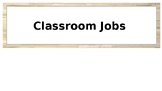 Reggio Inspired Classroom Job Board