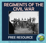 Regiments of the Civil War | FREE LESSON PLAN! | Google Apps!