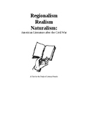 American Literature: Regionalism, Realism, Naturalism VA 2