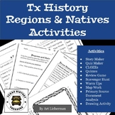 Regions & Natives Bundle | 7th Grade Texas History| 15 Res