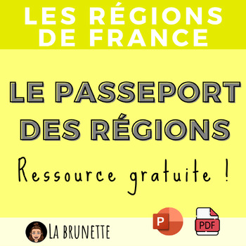 Preview of Régions de France - Passeport