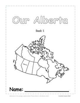 Preview of Regions of Alberta, Canada - Our Alberta - Book 1 Student Booklet