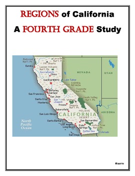 California Regions Map 4Th Grade Regions of California : A Fourth Grade Study by Teacher Ippolito