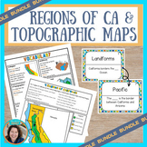 Regions of California & Topographic Maps Notes, Informatio