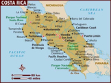 Regions of Costa Rica jigsaw activity