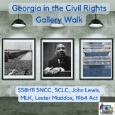 Georgia in the Civil Rights Gallery Walk~ SS8H11 ~Print & 