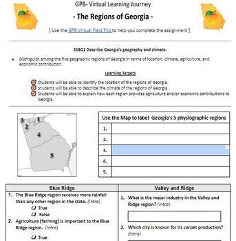 virtual learning journey the regions of georgia