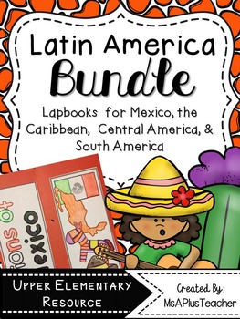 Preview of Regions of Latin America Lapbook Bundle