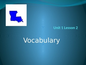 Preview of Regions of Louisiana PowerPoint
