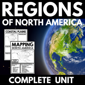 Preview of Regions of North America - Canadian History Research Project - Canada Geography