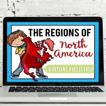 Preview of Regions of North America Virtual Field Trip (Google Earth Exploration)