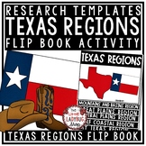 Texas History Study of Regions of Texas Map Activity Resea