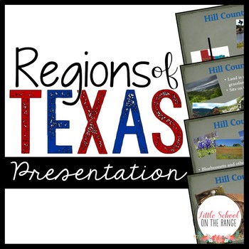 Preview of Texas Regions Presentation