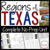 Texas Regions No-Prep Unit