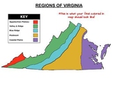 Regions of Virginia Coloring Activity!